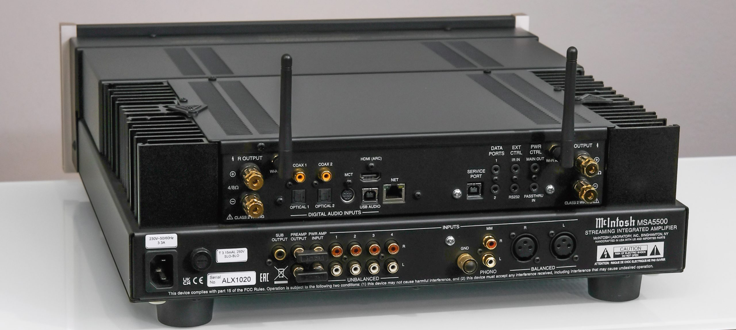 McIntosh MSA5500 rear 2025 pphifi