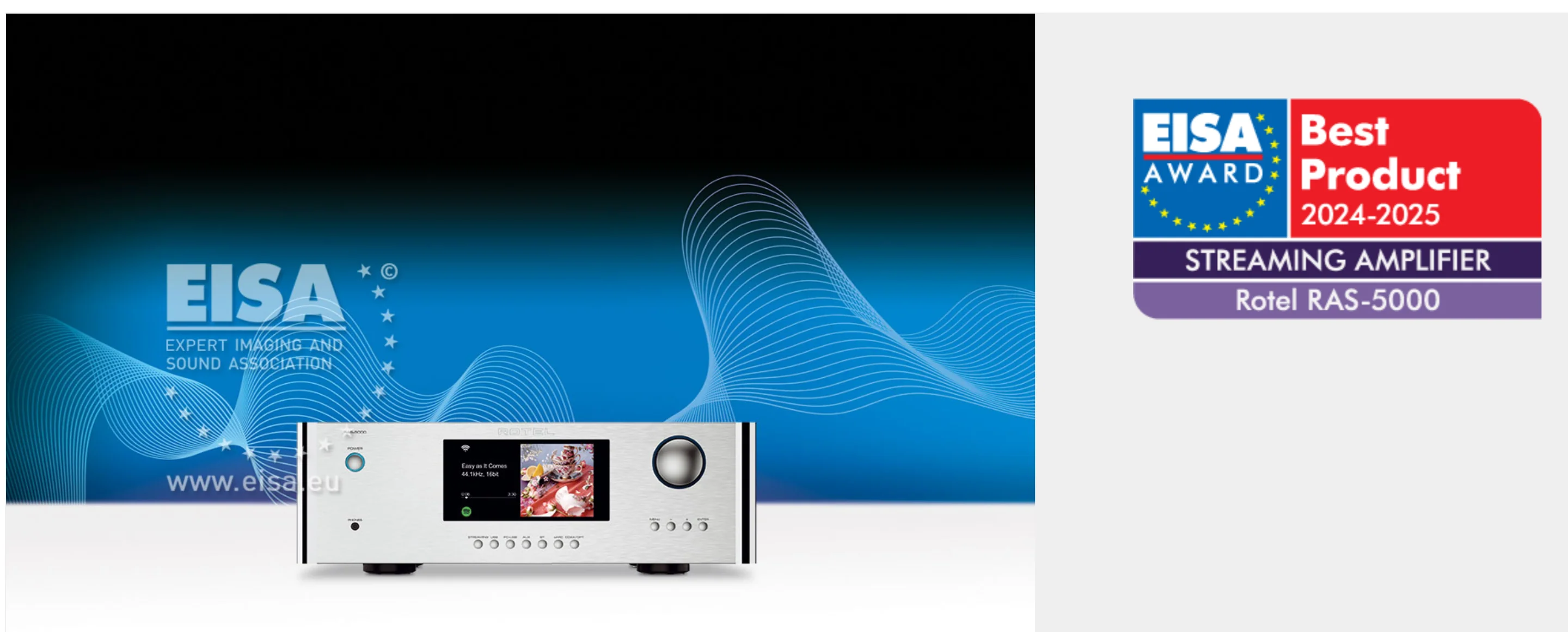 Rotel RAS 5000 eisa award canada