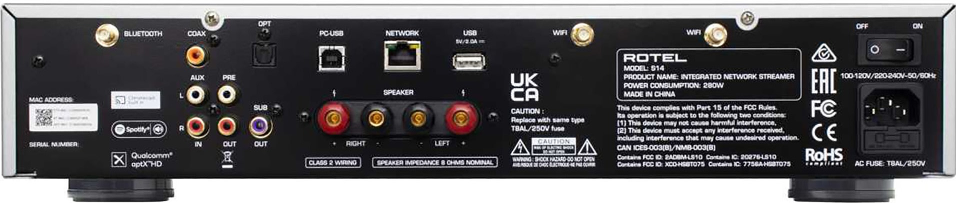 Rotel S14 bak