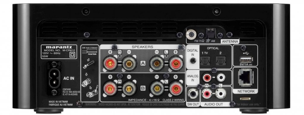 11012 2 marantz m cr612 zadný panel