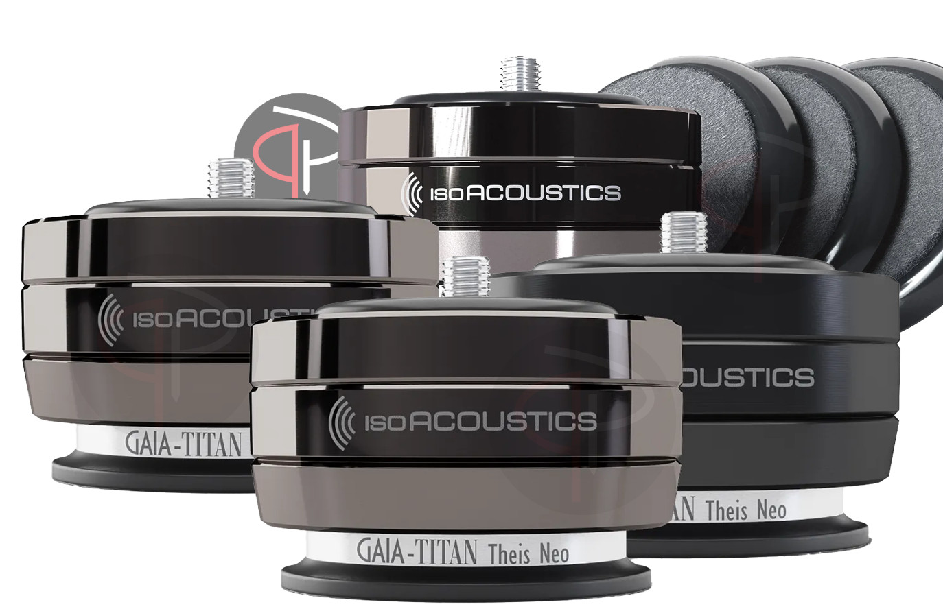 IsoAcoustics GAIA-TITAN Theis Neo (podložky do zátěže 145kg na jeden reproduktor) - 4ks v setu