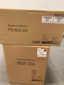 Bowers & Wilkins 805 D4 rosenut; nerozbalený pár so stojanmi - SPROSTRIEDKOVANÝ PREDAJ; bez záruky (5/17)