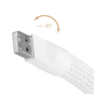 InAkustik USB-2405 AIR Pure Silver USB A na USB B; celostříbrné vodiče a kontakty s vrstvou rhodia (5/6)