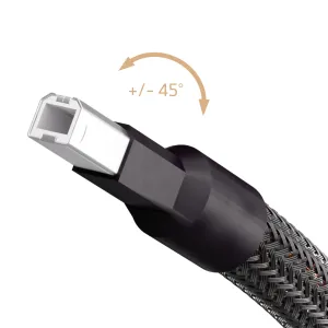 InAkustik USB-2405 AIR USB A na USB B; měděné vodiče a kontakty s vrstvou rhodia (6/6)