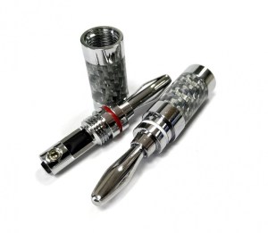 Nakamichi - Banana Plugs N04073 - z čistej medi a kontakty z ródia (pár) (6/7)