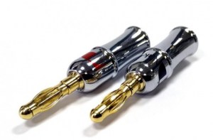 Nakamichi Banana Plugs N6556LE s 24K pozlátením (pár) (3/3)