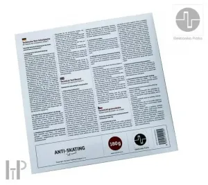 ELEKTRONIKA PRAHA - ANTI-SKATING TEST RECORD - doska bez drážok (4/7)