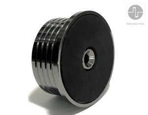 ELEKTRONIKA PRAHA - RECORD CLAMP LP WORLD - čierny (280g) (4/5)