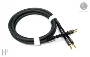 ELEKTRONIKA PRAHA - SPEAKER CABLE EP 30 s banánikmi s 24K pozlátením a vodičom z červenej medi (2,5m) (4/7)