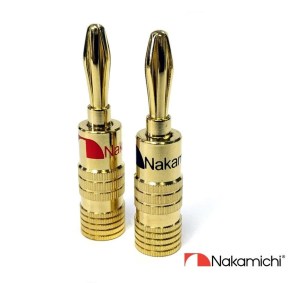 Nakamichi - Banana Plugs N0534 Gold (pár)