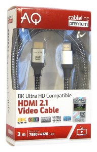 AQ Premium HD21030 - kábel HDMI 2.1 - 3 m (2/2)