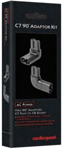 Audioquest IEC adaptér C7 90 ° (EI alebo UI) (2ks v sete) (2/2)