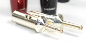 Audioquest SureGrip series 507 BFA banana silver - strieborné banániky z purpurovej medi (set 4ks) (2/2)