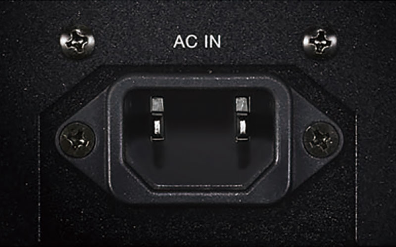 AC inlet and power cable